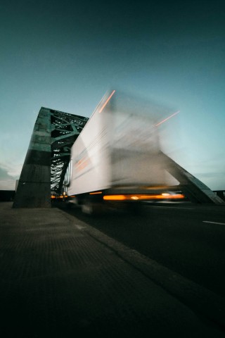 Truck on highway - direct transport